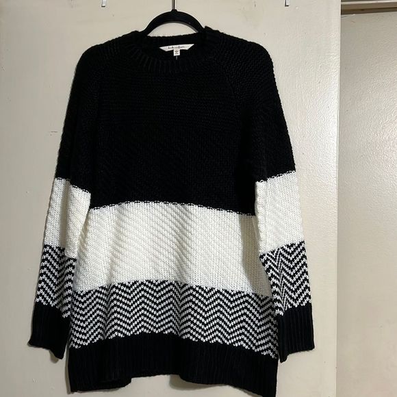 Linda Anderson colorblock sweater - Picture 1 of 5
